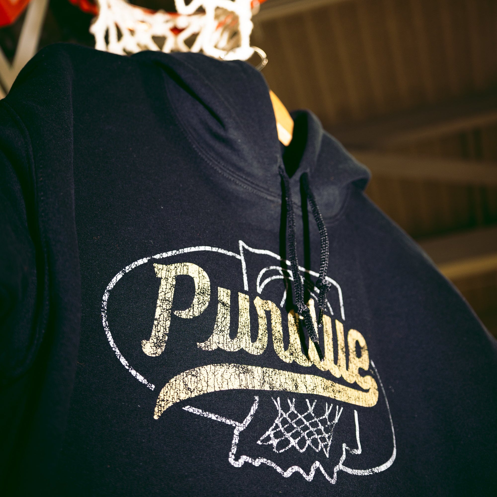 "In 49 States It's Just Basketball" Black Hoodie