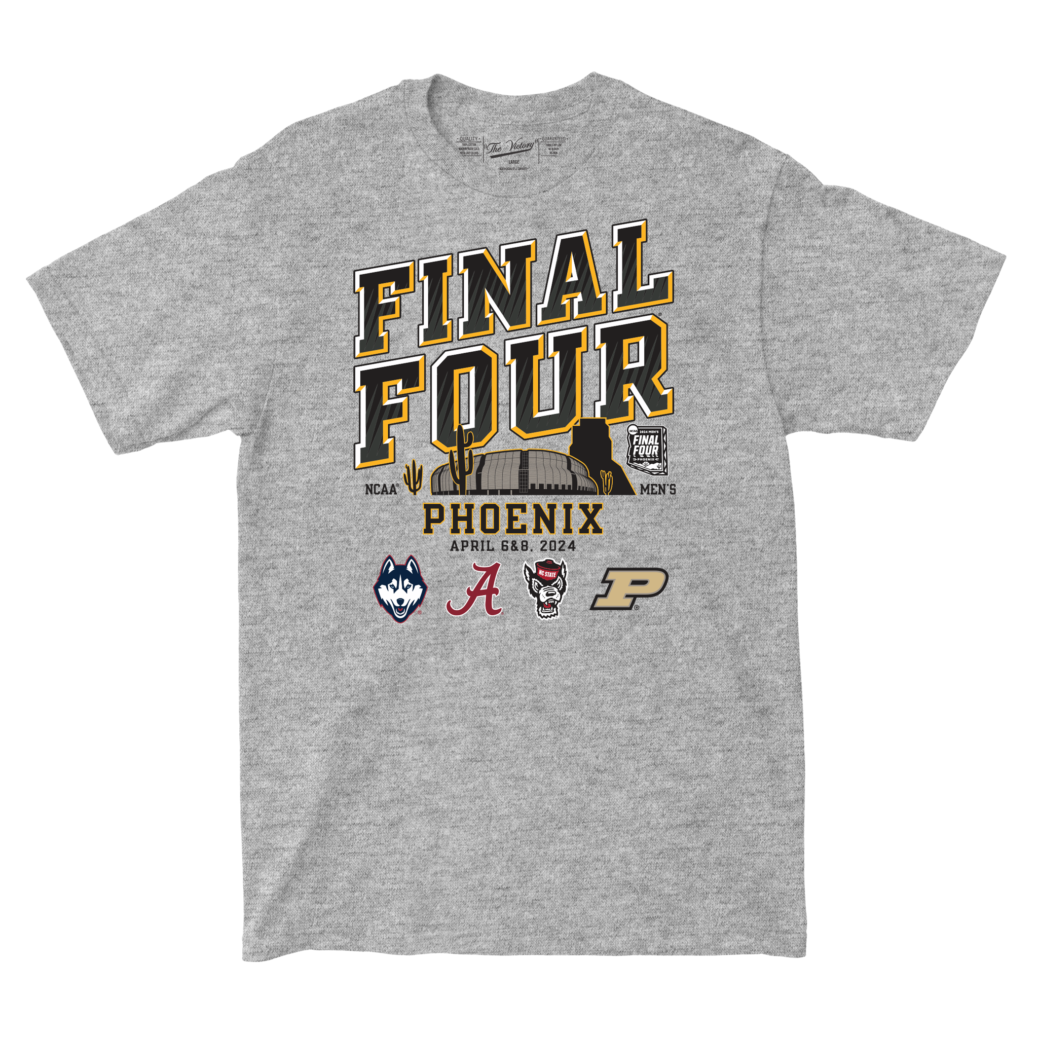 2024 Men's Final Four Sport Grey T-shirt by Retro Brand