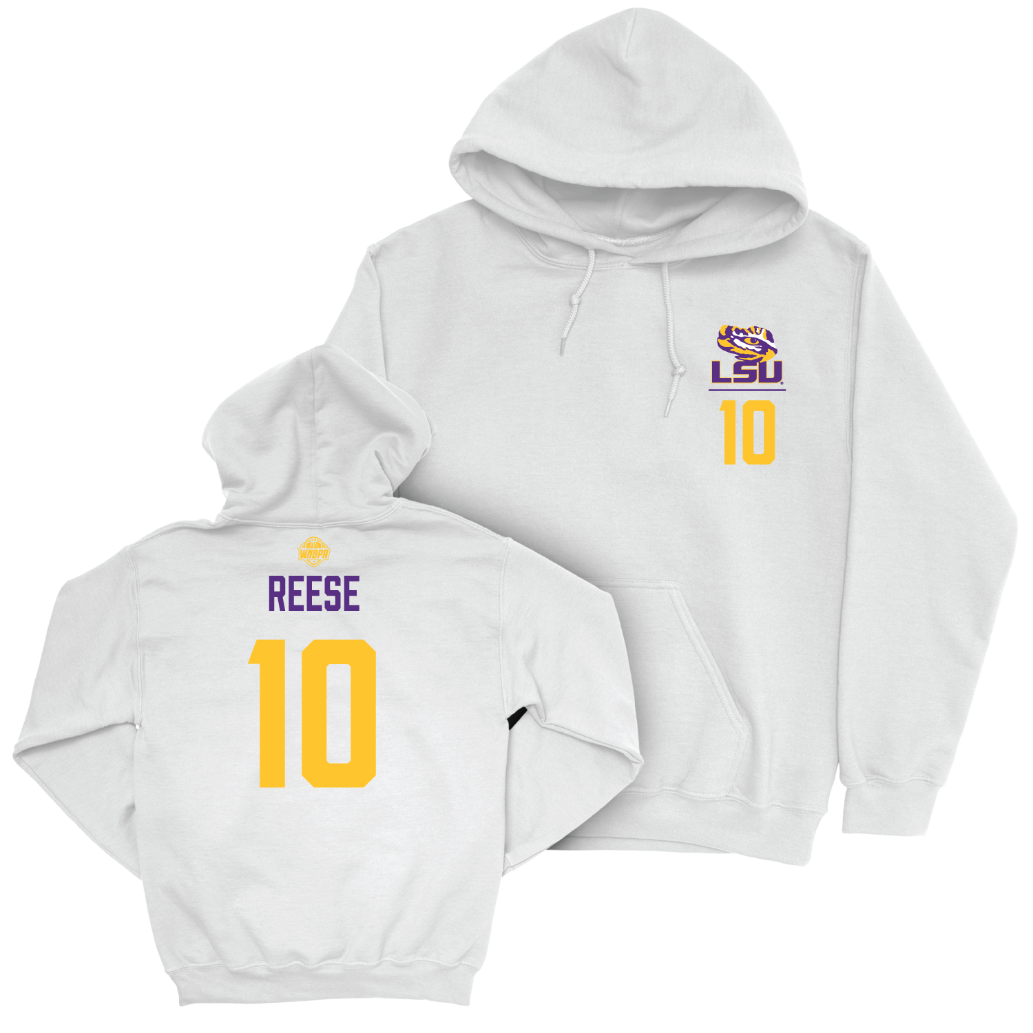 LSU Women's Basketball White Logo Hoodie - Angel Reese