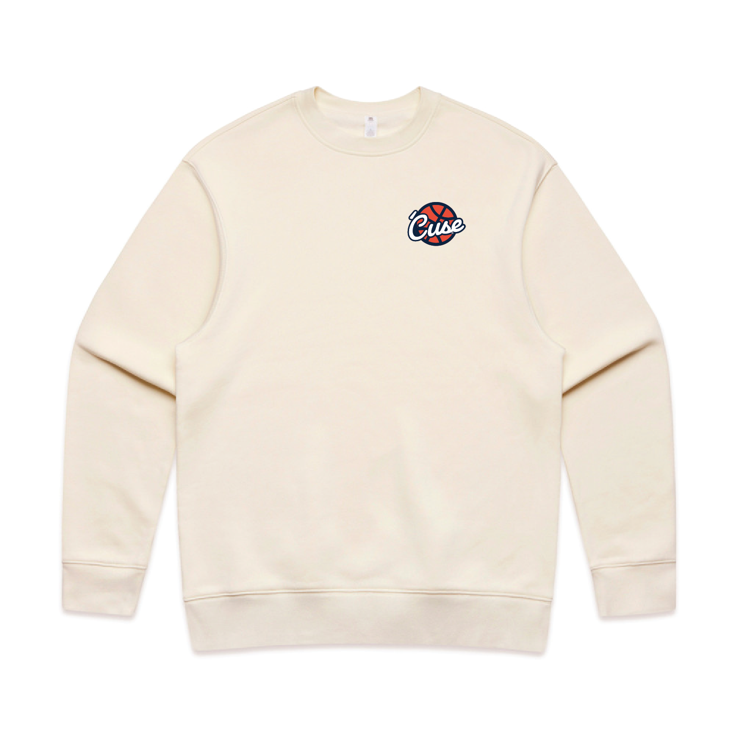 'CUSE COLLECITON: Syracuse Patch Ivory Crew