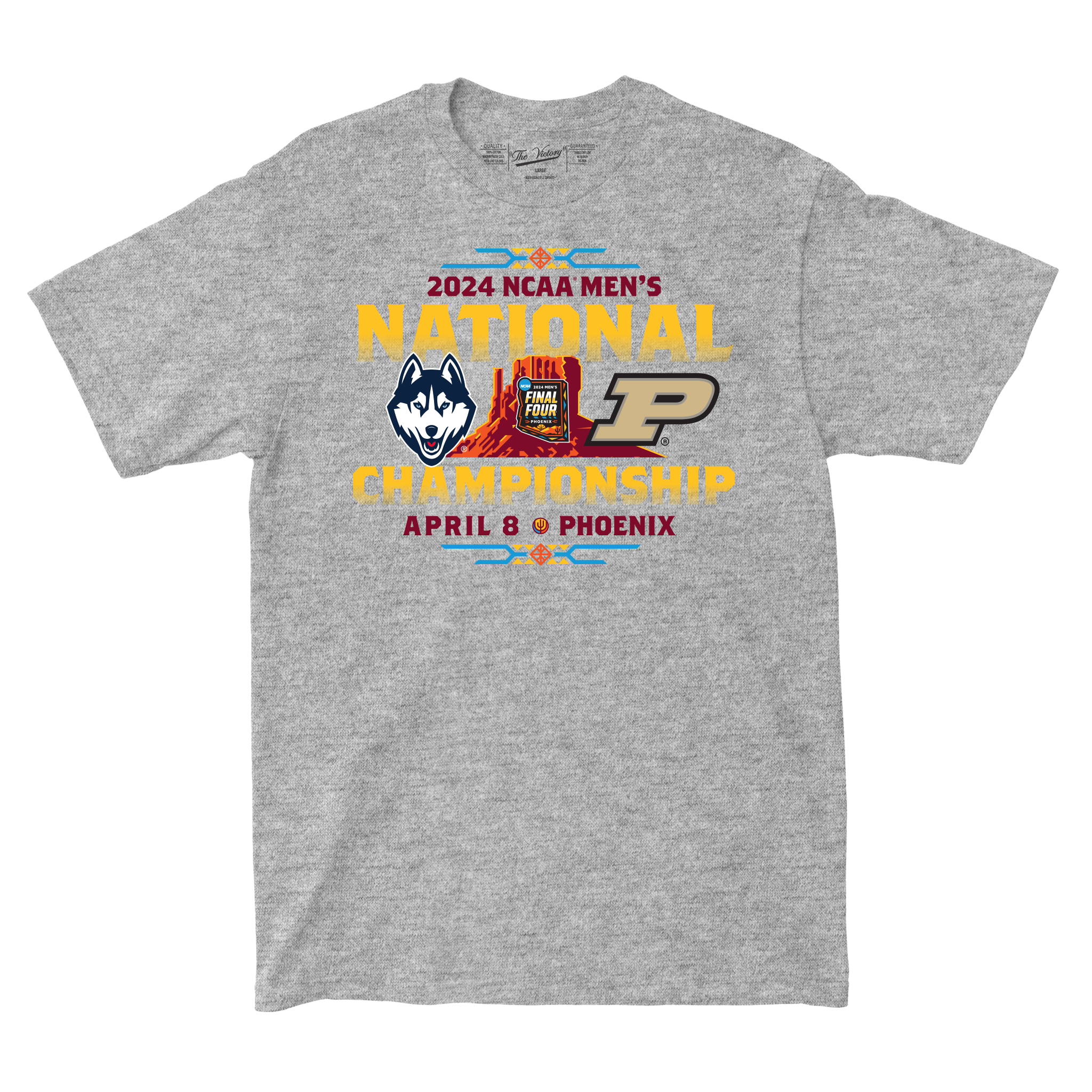 2024 Men's National Championship Matchup Sport Grey T-shirt by Retro Brand