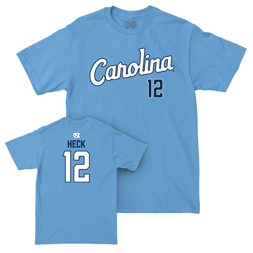 UNC Women's Field Hockey Carolina Blue Script Tee - Ryleigh Heck – NIL ...